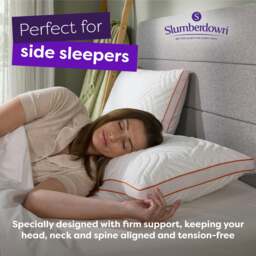 Rackhams Memory Luxe Firm Support Pillow - 1 Pack - thumbnail 4
