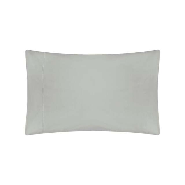 Rackhams 1000 Thread Count Cotton Sateen Housewife Pillowcase - Platinum - One Size - Platinum - 100% Cotton - image 1
