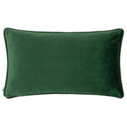 Rackhams Psitta Velvet Cushion Cover - Black/Green - 50cm x 30cm - Black/Green - 100% Polyester - thumbnail 2