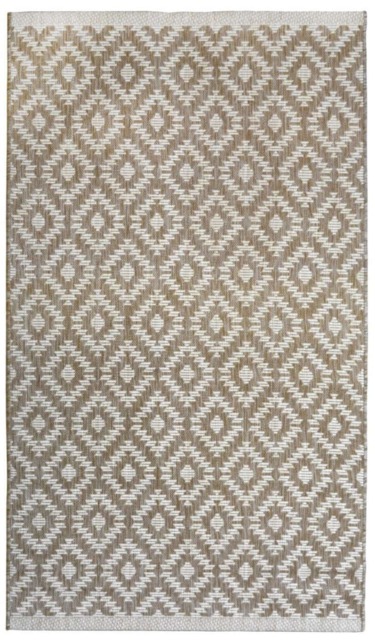 Rackhams County Genesis Beige Indoor & Outdoor Rug - 67X200 cm - image 1