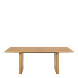 Rackhams Colima Dining Table in Oak - Brown - No - Brown - thumbnail 2