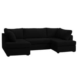Rackhams London U-Shape Living Room Furniture Range - Cloud Cream - U-Shape Sofa - thumbnail 3