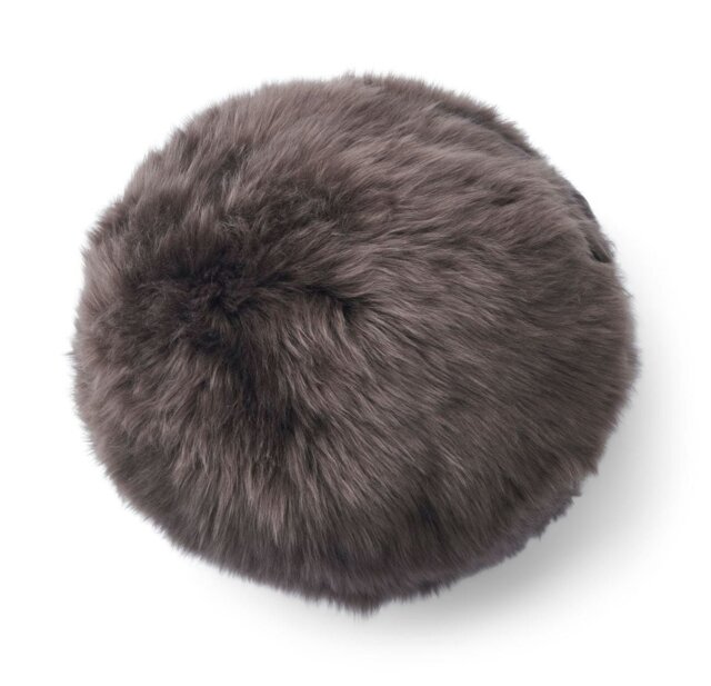 Rackhams Angelite Cushion - D30 cm - D25 - D35 - Long Wool - Walnut - D30 cm - image 1