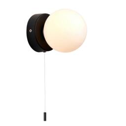 Rackhams Toronto Matt Black IP44 Wall Light - thumbnail 2