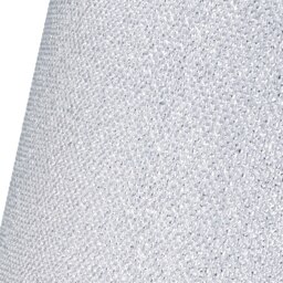 Rackhams Modern and Designer Mini Diamond Silver Glitter Fabric Lamp Shade 25cm Wide - thumbnail 3