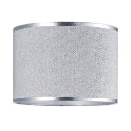Rackhams Modern and Designer Mini Diamond Silver Glitter Fabric Lamp Shade 25cm Wide