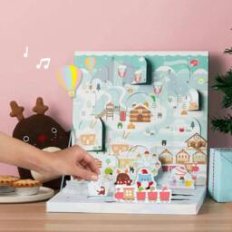 Rackhams Musical Christmas Advent Calendar - H30.2 x W30.4 x D2cm
