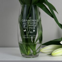 Rackhams Personalised I'd Pick You Bullet Vase - thumbnail 2