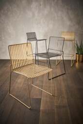 Rackhams Finn Bar Stools - Matt Black - No Seat Pad (Stool Only) - thumbnail 5
