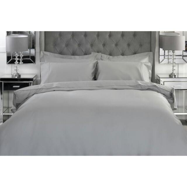Rackhams Bamboo Duvet Cover - Platinum - Platinum - King - 70% Bamboo/30% Cotton - image 1