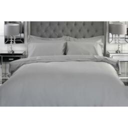 Rackhams Bamboo Duvet Cover - Platinum - Platinum - King - 70% Bamboo/30% Cotton - thumbnail 1