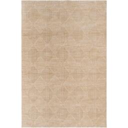 Rackhams Masterpiece-Modern Beige Brown Graphic Fringe Rug - 200 x 290 cm - thumbnail 2