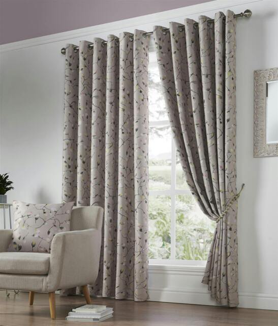 Rackhams Blossom Bud Room Darkening Curtains - 229cm width x 229cm drop - image 1