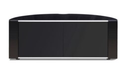 "Rackhams Sirius 1200 Remote Friendly Beam Thru Glass Door Gloss Black with Black Front Profiles up to 55"" LCD/Plasma/LED Cabinet TV Stand" - thumbnail 4