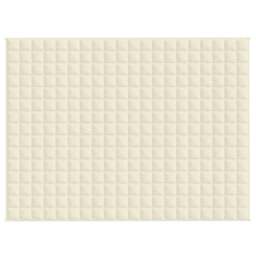 Rackhams Weighted Blanket Light Cream 152x203 cm 11 kg Fabric - thumbnail 3