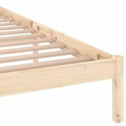 Rackhams Day Bed Solid Wood Pine 140x200 cm Double - Brown - Solid pinewood (untreated) - thumbnail 6