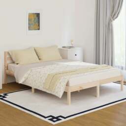 Rackhams Day Bed Solid Wood Pine 140x200 cm Double - Brown - Solid pinewood (untreated)