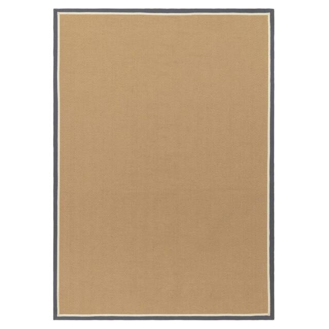 Rackhams Bordo Herringbone Jute Slate Rug - 120x170cm - image 1