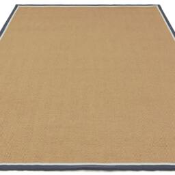 Rackhams Bordo Herringbone Jute Slate Rug - 120x170cm - thumbnail 2