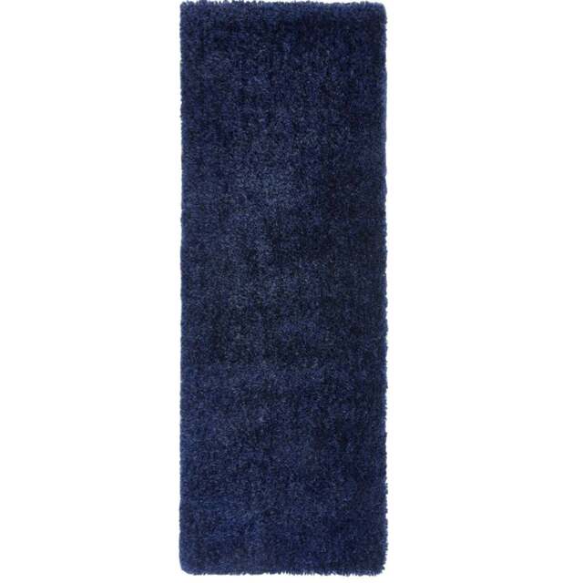 Rackhams Chicago Shaggy Blue Rug - 67X200 cm - image 1