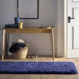 Rackhams Chicago Shaggy Blue Rug - 67X200 cm - thumbnail 5