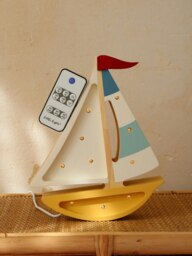 Rackhams Sailboat Lamp in Multicolour (19.5x24x5.5 cm) - Multicoloured - One size - thumbnail 4