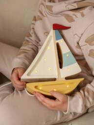 Rackhams Sailboat Lamp in Multicolour (19.5x24x5.5 cm) - Multicoloured - One size - thumbnail 2