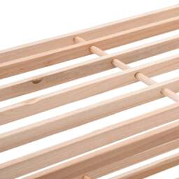 Rackhams 3-Tier Shoe Rack Solid Fir Wood - thumbnail 4