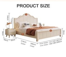 Rackhams Agnes Super King Size Bed With Storage, Cream / Drawer Storage, Clearance - Super King Size/Drawer Storage - thumbnail 6