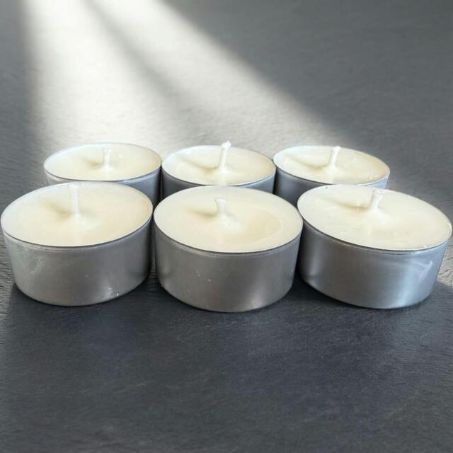 Rackhams Unscented Natural Wax Candles - Tea Lights -6 - image 1