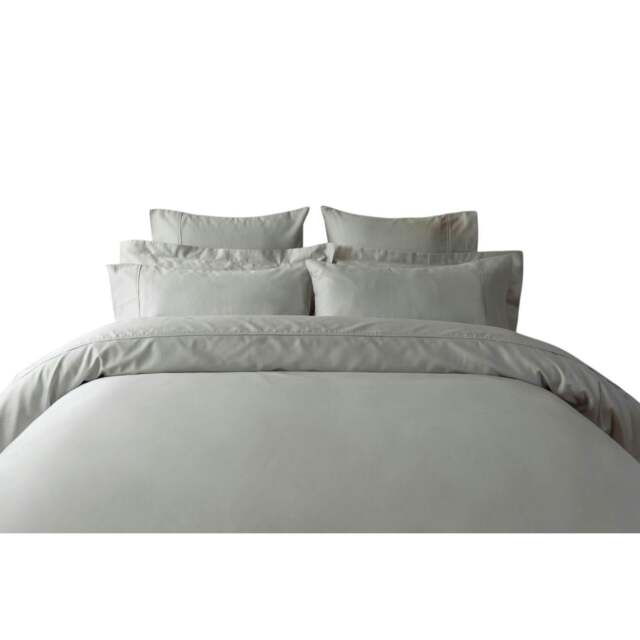 Rackhams Egyptian Cotton Fitted Sheet - Platinum - Platinum - Superking - 100% Egyptian Cotton - image 1