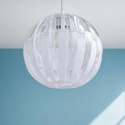 Rackhams Bimber White Easy-Fit Pendant Shade