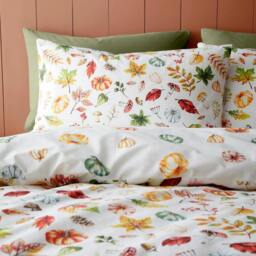 Rackhams Autumn Pumpkins Orange Duvet Cover Set - Double - thumbnail 5