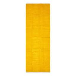 Rackhams Cotton Plain Chenille Rug with Natural Trim - Mustard - 90 x 150 cm - thumbnail 3