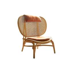 Rackhams Angelina Rattan Armchair - Oak - thumbnail 2