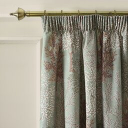 Rackhams Woodland Trees Lined Pencil Pleat Curtains Green - Green - 46x72 Inch - thumbnail 2
