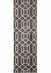 Rackhams Newport Lattice Grey Rug – Geometric - 160X230 cm - thumbnail 5