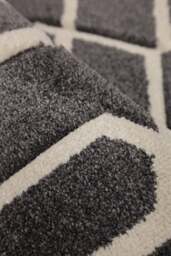 Rackhams Newport Lattice Grey Rug – Geometric - 160X230 cm - thumbnail 2