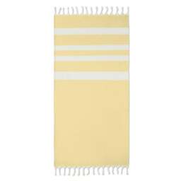 Rackhams Agoura Hammam Towel - Yellow - One Size - Yellow - 55% Recycled Polyester/45% Recycled Cotton - thumbnail 2