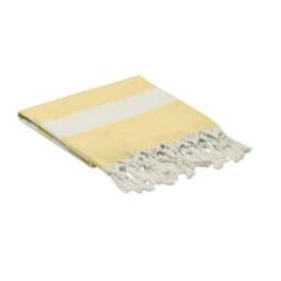 Rackhams Agoura Hammam Towel - Yellow - One Size - Yellow - 55% Recycled Polyester/45% Recycled Cotton - thumbnail 3