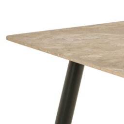 Rackhams Wicklow Ceramic Dining Table Brown/Black - black - No - Brown - thumbnail 6
