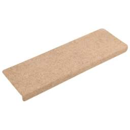 Rackhams Stair Mats 10 pcs Brown 65x21x4 cm Needle Punch - thumbnail 3