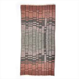 Rackhams Hipster Cotton Jacquard Hammam Towel - Turquoise and Grey - thumbnail 2