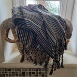 Rackhams Diba Cotton Hammam Hand Towel - thumbnail 2