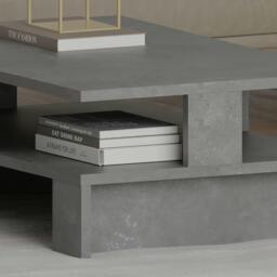 Rackhams Mansu Modern Coffee Table Multipurpose  H 27.5cm - Oak - thumbnail 6