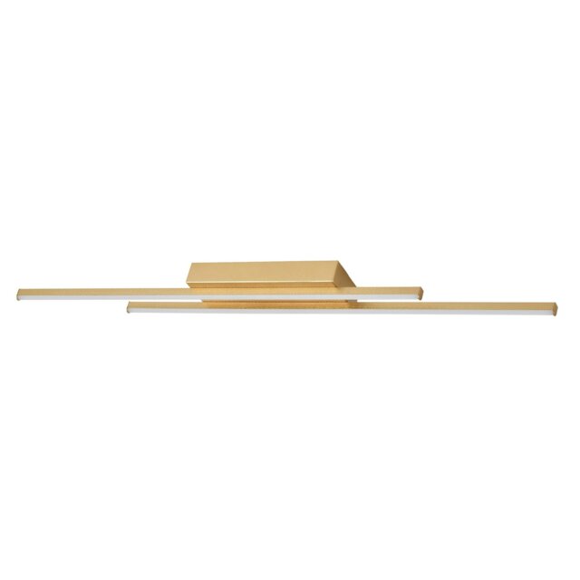 Rackhams Designer Brushed Gold Metal Kitchen LED 89cm Ceiling Light Fitting - image 1