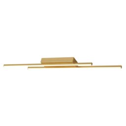 Rackhams Designer Brushed Gold Metal Kitchen LED 89cm Ceiling Light Fitting - thumbnail 2