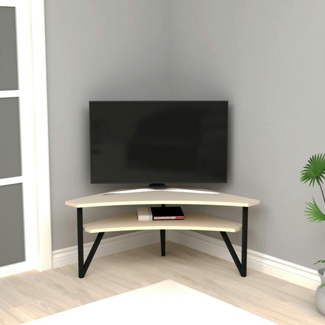 Rackhams Corner TV Stand Entertainment Center Lotte - Beige