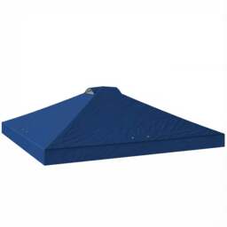 Rackhams Gazebo Roof Replacement UV50+ Waterproof for 3 x 3 m Frame - Black - 300 x 300 x 25 cm - thumbnail 3