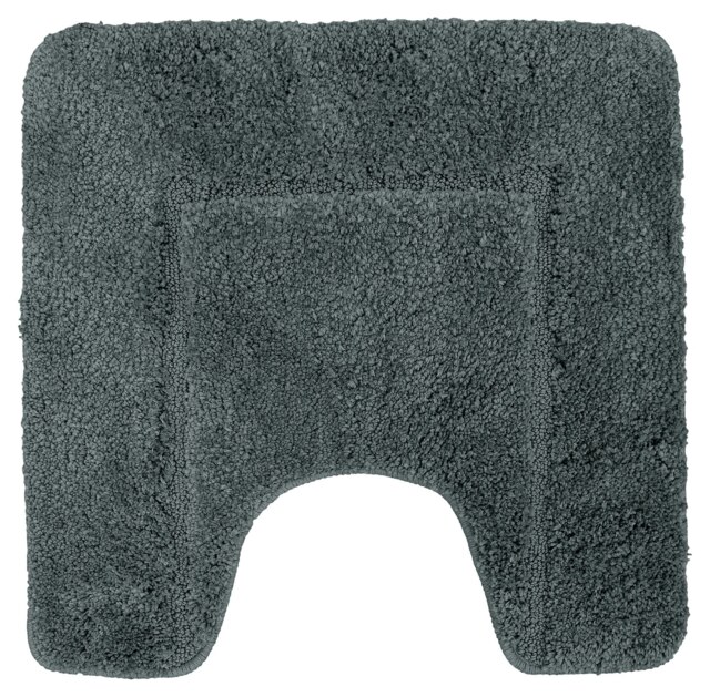 Rackhams Mayfair Microfibre Pedestal Mat Antislip - Charcoal - image 1